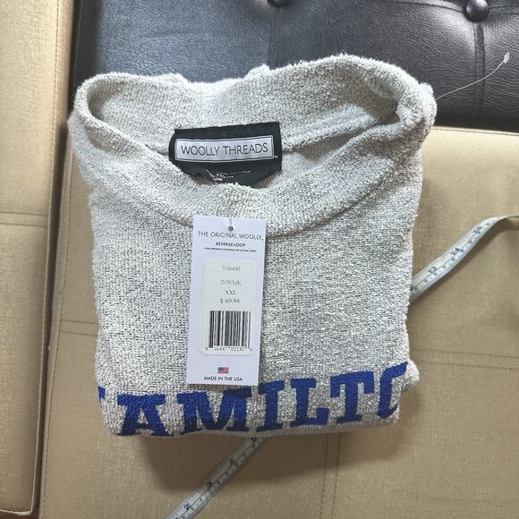 New Hamilton Sweatshirt Woolly Threads Men Terrycloth Made in USA - Picture 11 of 11